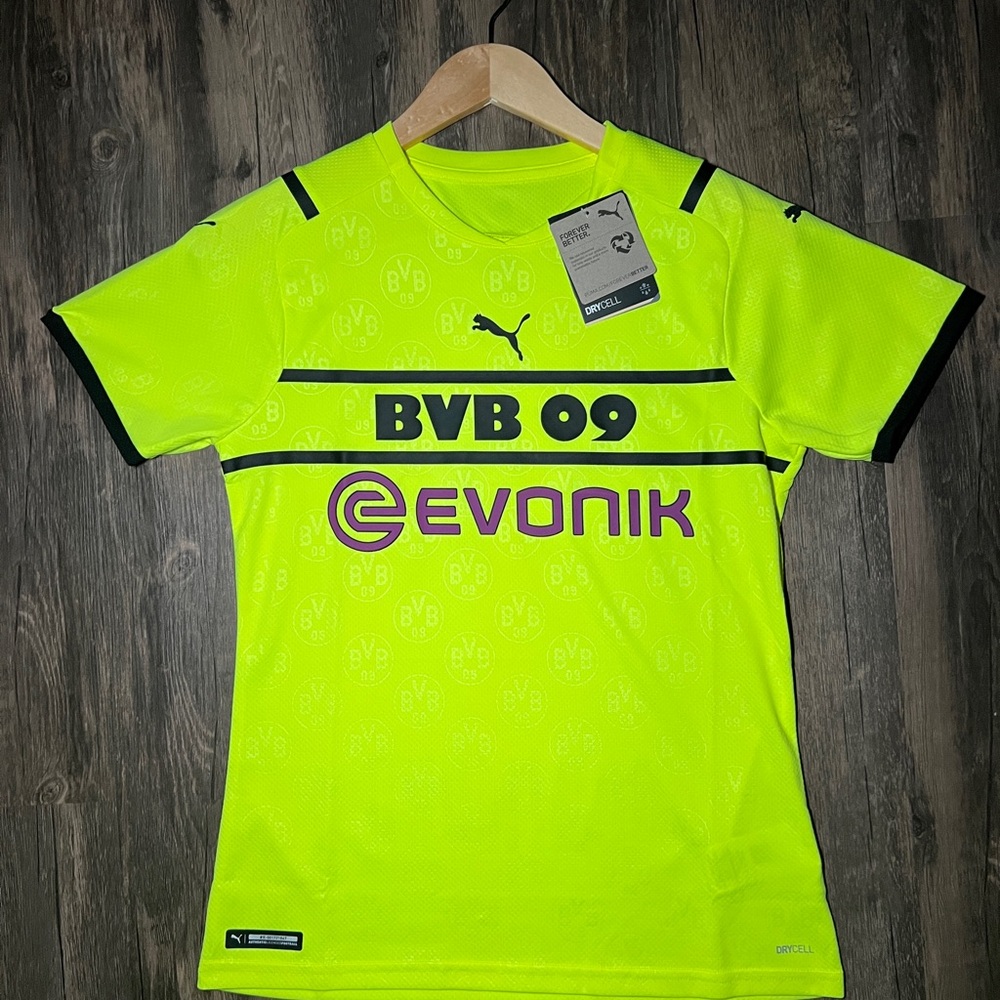 Puma Kids Neon Yellow BVB 09 Jersey